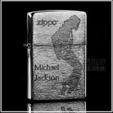 原装正品zippo打火机 经典铬200银拉丝沙子 迈克尔杰克逊 正版ZP