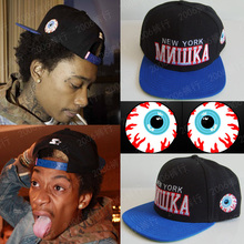 欧美嘻哈说唱新秀Wiz Khalifa明星范爆裂眼球调节扣<span class=H>男生</span>潮帽子新