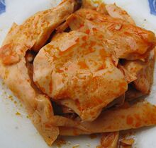 金冠：重庆风味独立装烧烤香辣泡椒红油杏仁鲍鱼250g比金针菇好吃