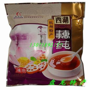  杭州特产 醇香园西湖藕莼/西湖藕粉 莲子少糖型600g