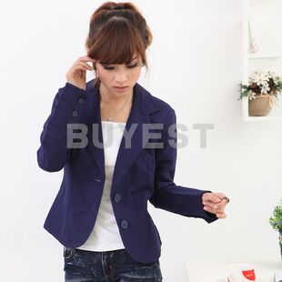 [<span class=H>ON</span><span class=H>LY</span> SZ]2011秋装新款 腰带长袖小西服小西装<span class=H>外套</span>女装正品 蓝色