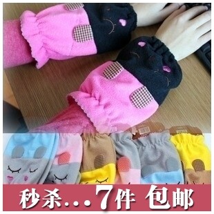 2800特价蝴蝶结毛绒短袖套/睡兔短绒袖套/短套袖/护袖40k