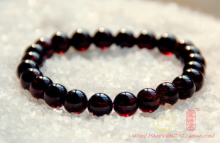  凤缘堂高品质天然石榴石手链酒红极品8mm石榴石真爱象征必备