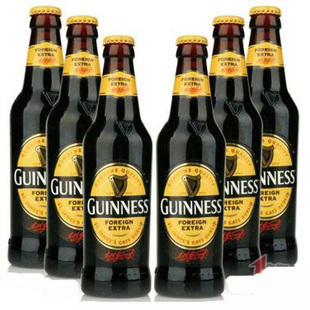  进口啤酒 马来西亚产 健力士黑啤酒 Guinness 330ml*24酒精度6.8