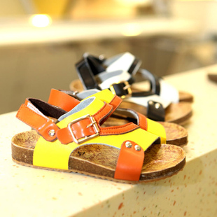  【五折】夏装韩版男孩儿童童装男童 气质款拼接 搭扣鞋 凉鞋X1062