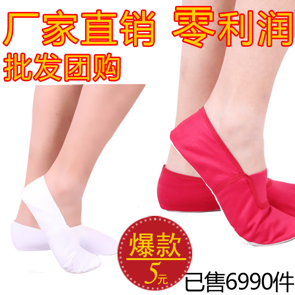 儿童成人舞蹈鞋软底练功鞋*芭蕾舞鞋 体操鞋*健身鞋 特价儿童男女