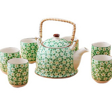 淘金币景德镇陶瓷 提梁茶具套装 7头大提梁 茶杯茶壶 【正品】