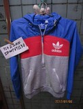 adidas/三叶草 拼色 抓绒连帽卫衣 套头 男款 V33073 售完欣赏
