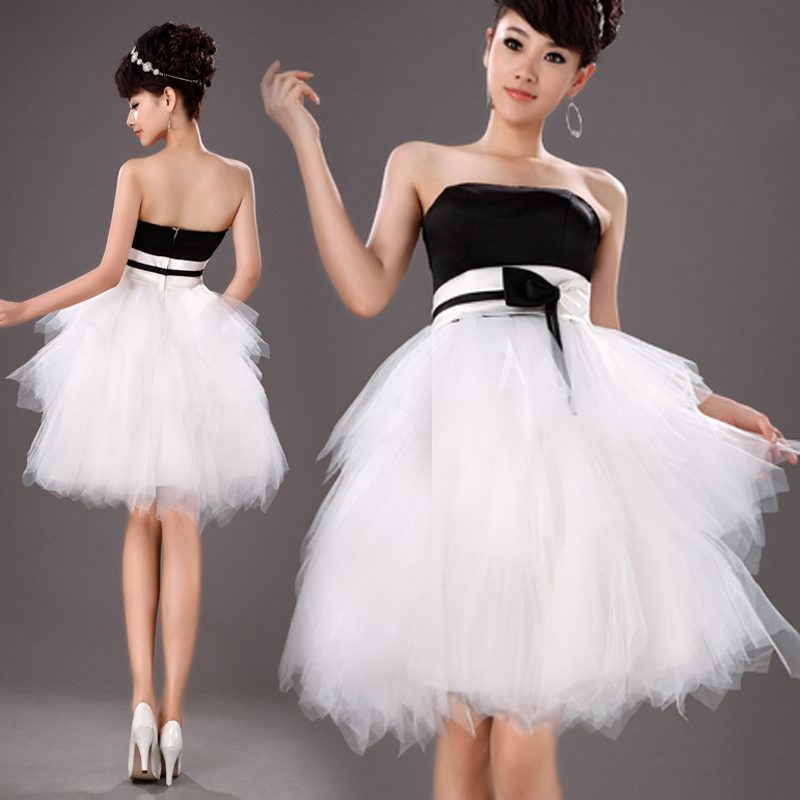 2013 Новые корейские pettiskirt платья короткие установлены Лиф