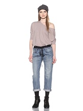 淘宝网Marni X Current/Elliott 限量合作款Boyfriend Jean  双腰头  精