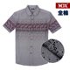 MJX2012 夏装 男衬衫红黑钻点短袖衬衫