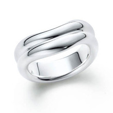 Bank of New artículos de moda de comercio [Tiffany] Especial de clase A anillo de plata trenzado \ Ring - Super A Calidad
