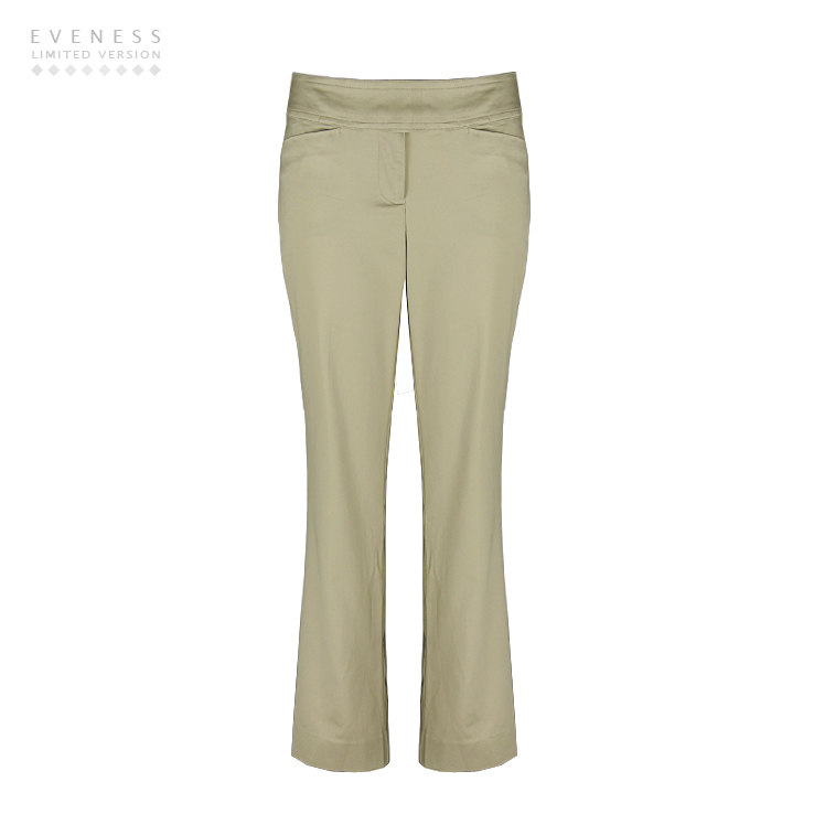 2011 新品 秋<span class=H>装</span>新款 米色 大码<span class=H>女</span><span class=H>装</span> 休闲<span class=H>裤</span>子 CK0001