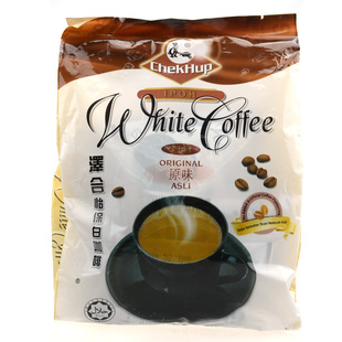  马来西亚泽合怡保CHEKHUP白咖啡原味3合1超滑速溶咖啡600g 包邮