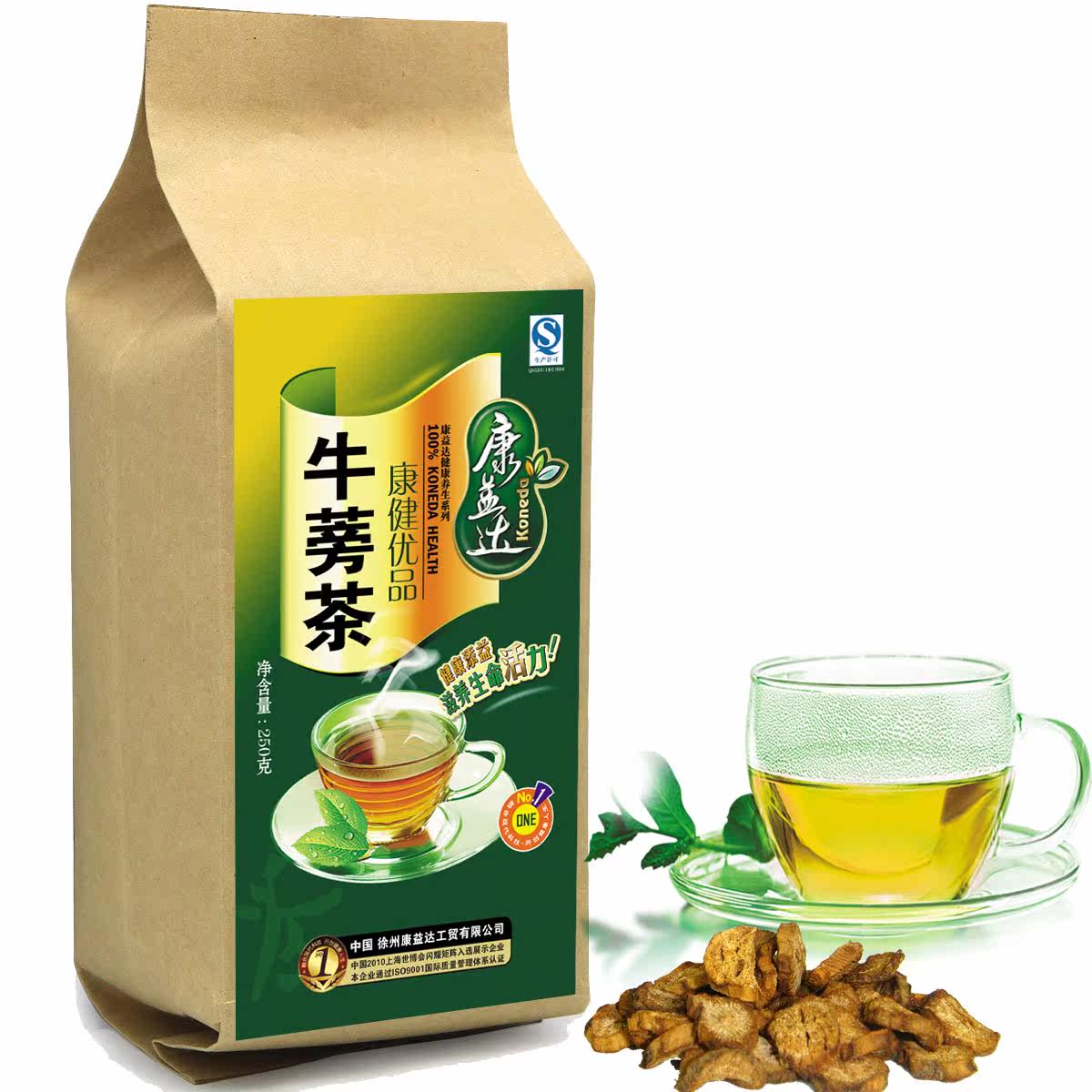 康益达牛蒡茶250克<span class=H>x2</span>袋 买2斤送100g 买3斤送半斤 买5斤送1斤包邮