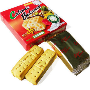  水果味减肥瘦身压缩饼干 韩国进口食品 海太76g低卡路里奶酪饼干