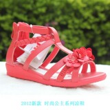 ABC童鞋正品专柜2012夏款女童时尚舒适公主皮凉鞋沙滩鞋P22135727