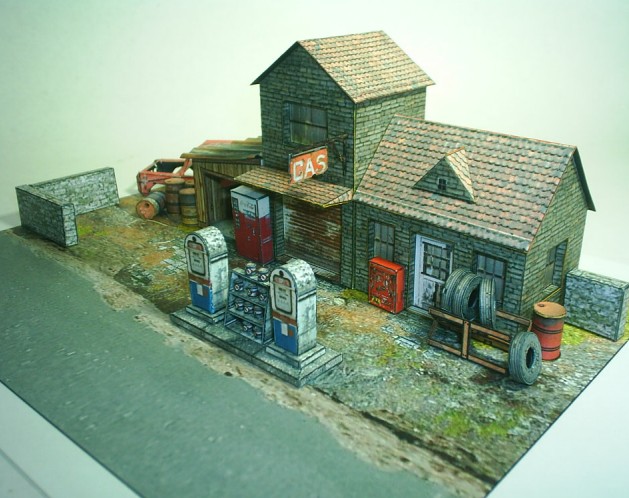 进口小巴士汽车Tayo玩具车仔套装 加油站场景