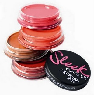 Counter genuine SLEEK make-up touches moisturizing lip balm SPF15 moisturizing lip Tangerine color moisturizing lip gloss, lips frozen in nude color