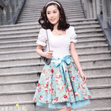 特价促销爆卖 2012夏装新品短袖公主气质修身学生装连衣裙<span class=H>阿依莲</span>
