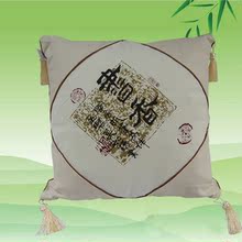 床头 竹炭靠枕 大号 软包靠垫 沙发靠垫 含芯 可拆洗 抱枕 书法字