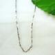 美观大方 925银镀白金批角项链