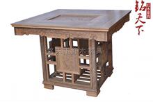 鸡翅木家具 红木休闲桌/明清古典/实木棋桌/正方桌/鸡翅木泡茶桌