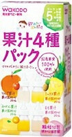 满200包邮!!新到现货 日本WAKADO和光堂四种口味果汁粉 5个月