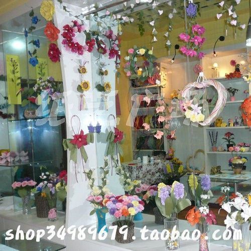 DIY仿真花材料,正想 生日礼物铁皮花架 巧克力