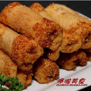  【哆啦】万家乐牌广式茶点香酥芋卷休闲冷藏食品10只A36