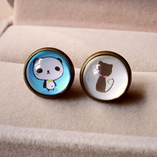 蝴蝶结熊猫小猫时光...