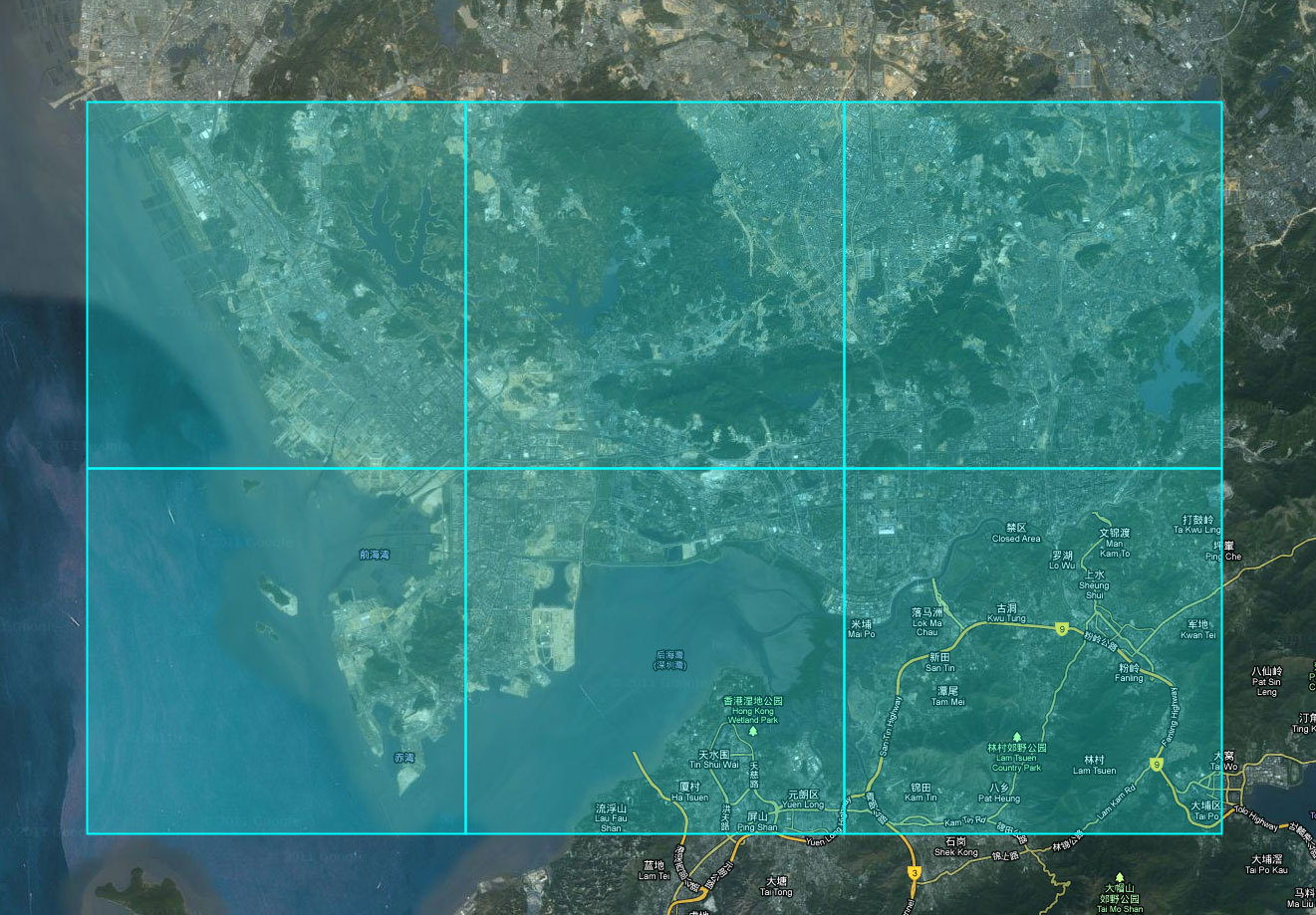 深圳市谷歌卫星地图(18层清晰度带路名、地名
