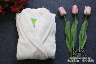 5折包邮 正品可人儿冬款珊瑚绒女式睡衣睡袍浴