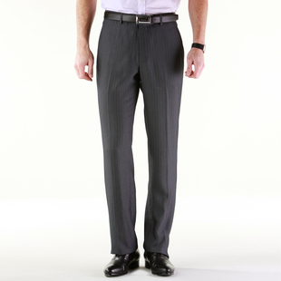  高春装九牧王男士商务时尚经典正统直筒化纤西裤JAC1212611