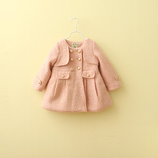  【公主庄园】冬装童装 夹棉加厚公主范儿儿童大衣女童外套