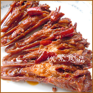  干锅麻辣鸭下巴（鸭唇）现炒香锅味带鸭舌4只 私房菜满78包邮秒杀