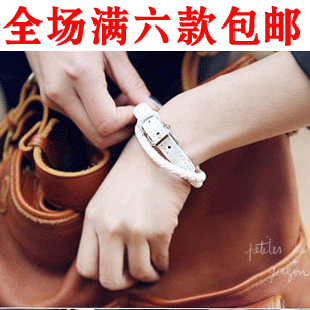 满六款包邮韩款手链 李孝利<span class=H>N9</span>多层缠绕 男女通用皮带式手链