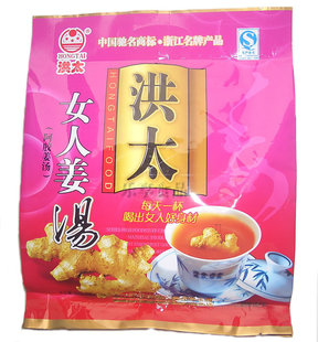  正品洪太姜汤 洪太女人姜汤阿胶姜汤红糖姜茶288克内16条 缓痛经