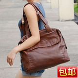 冲冠包邮 10新款真皮女包 牛皮女士单<span class=H>肩包</span> 手拎包 真皮包 满就减