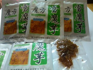  陕西特产 富硒雪魔芋干 麻辣味 健康休闲食品 35g/包