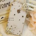 独家 iphone4 苹果4S代3gs 手机壳 手机保护套 水钻 山茶花diy壳