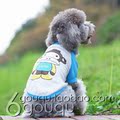 满60包邮 CUTE波波猴蓝粉2色T恤 宠物衣服 狗狗衣服 夏装 泰迪