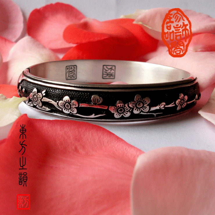 Private custom-relief Moment of truth Bracelet Sterling Silver Betroth a girl Treasure Hand Workshopin the Accessories/Fashion Jewelry, Bracelet category - from Buy2taobao.com to provide professional Taobao agent buy service