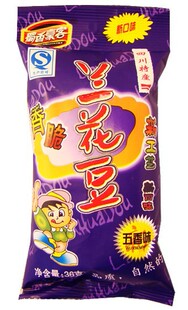  四川特产 蜀香豪客 兰花豆五香味36克 休闲食品 办公司零食