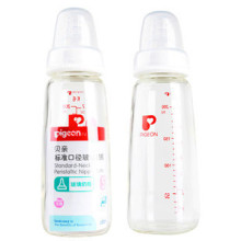 贝亲 母乳实感标准硅胶奶嘴玻璃奶瓶200ML AA86/AA63 带S奶嘴