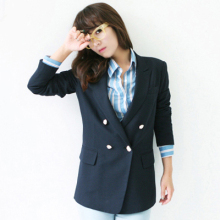 vavi2012新款春装女装新品韩版修身小西装女款中长款小外套包邮