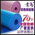  青鸟旗舰店 6mm双色瑜伽垫 瑜珈垫愈加垫子三件套特价包邮