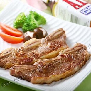  进口美式牛仔骨 原味牛排牛扒 铁板烧烤肉 买就送酱包