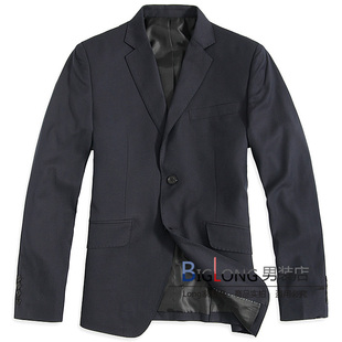 BIGLONG men's clothing B home manual wire wool dark grain is suit (2 color) article number 773