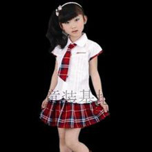 中大童夏装 学生服套裙 公主裙 合唱服 小学生校服六一儿童演出服 价格:55.00